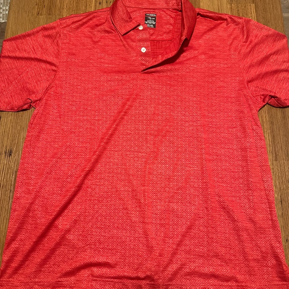 Vibrant Red Polo Shirt for Men